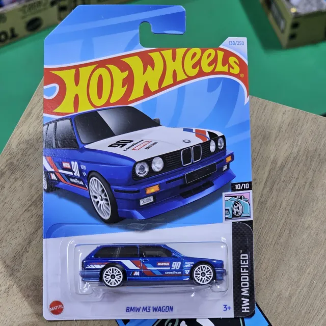 HOT WHEELS BMW M3 WAGON 2024 Series HW MODIFIED CAR MOTUL GOODYEAR