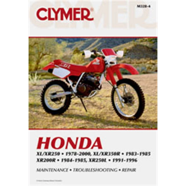 Clymer Repair Manual for Honda XL/XR 200-350 CM328-4
