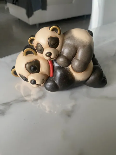 Mamma Panda Thun con Cucciolo Thun