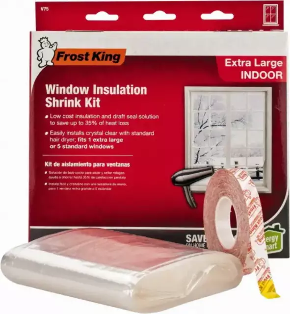 Frost King 62 in. x 210 in. Window Insulation Shrink Kit - 1 Sheet (V75H)