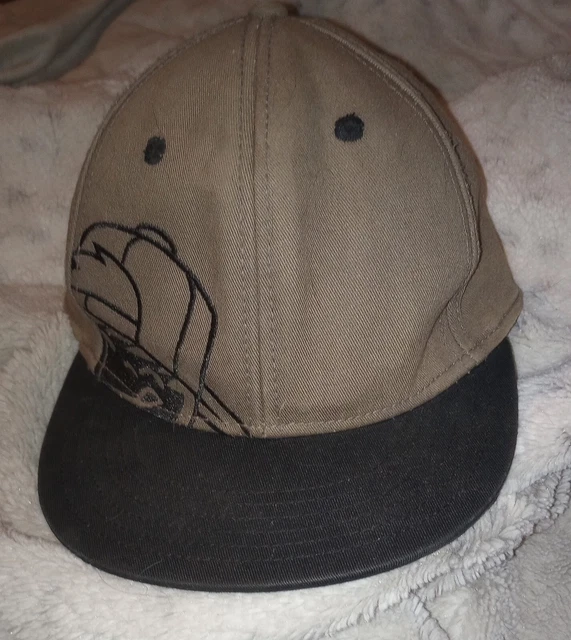 NEFF Two-Toned Brown Ballcap Flat Brim Adjustable Imp Neff Stitched On Front