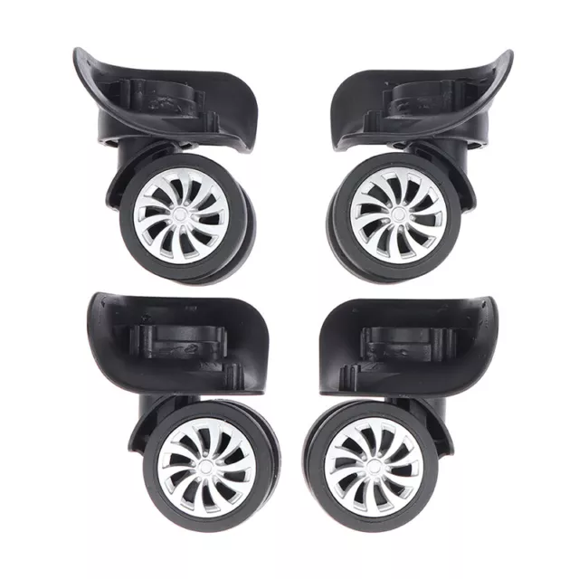 4Pcs Suitcase Luggage Universal 360 Degree Swivel Wheels Trolley Wheel To*ug
