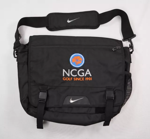 Nike NCGA Golf Bag Laptop Black Departure Laptop Messenger Shoulder Bag