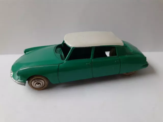 Véhicule Miniature Dinky Toys Citroën DS 19 Verte Vintage Meccano 24C B-15