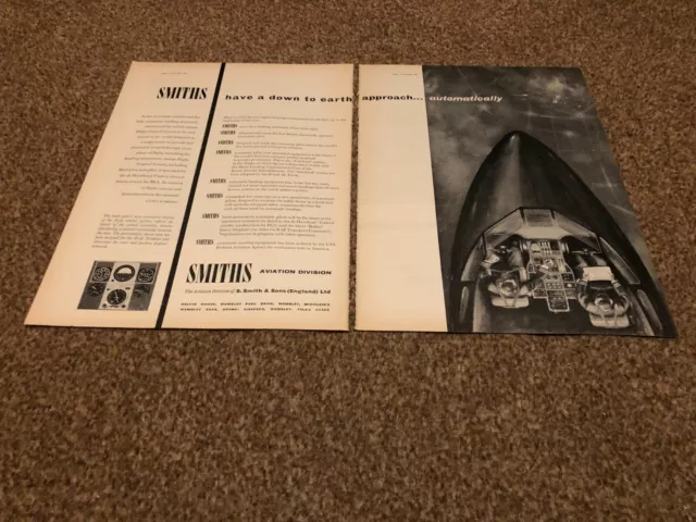 Ac69 Advert 11X16 Smiths Aviation Have A Down To Earth Aprroach Automatic