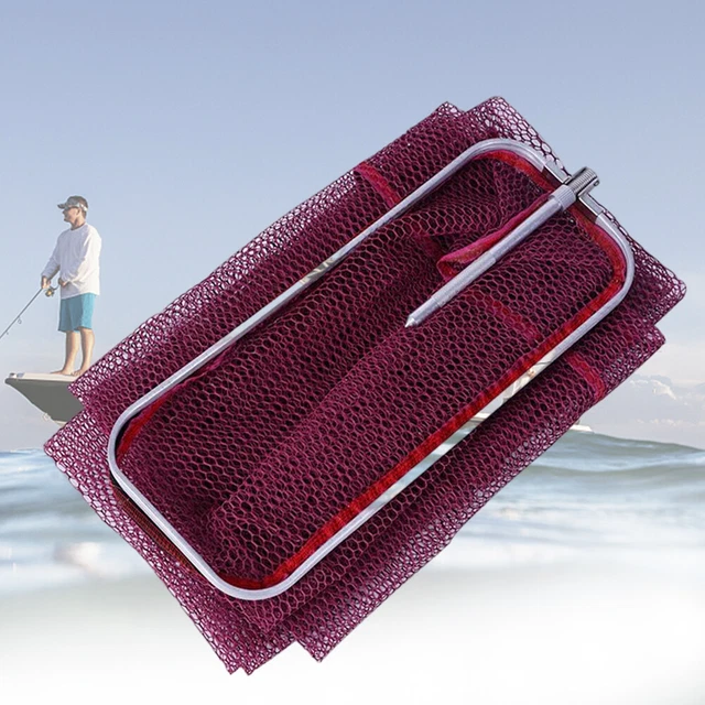 Fishing Landing Dip Net with Plastic Handle Portable Durable Outdoor Accessories