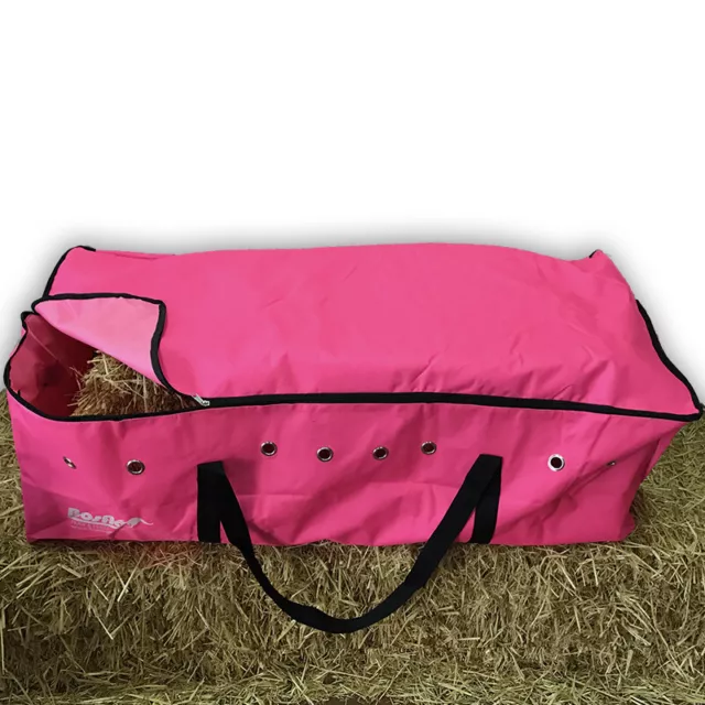 PINK HAY BALE BAG Carry Storage Water Ski Feed Board Camping Horse Riding Gear