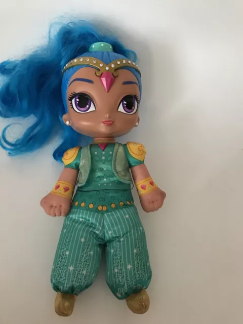 SHIMMER SHINE Talking Doll Fisher Price Blue Hair 2016 Mattel