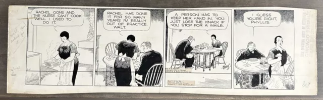 Frank King Gasoline Alley Daily Comic Strip Original Art 5-15 1935