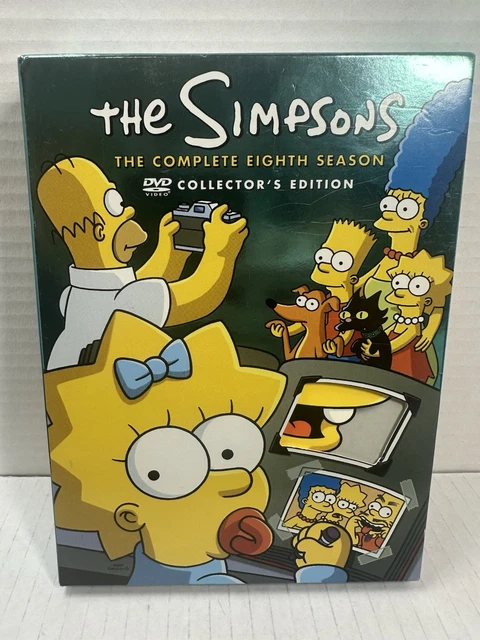THE SIMPSONS COMPLETE Eighth Season 8 DVD - 2008 - Bilingual