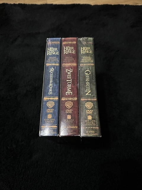 DER HERR DER Ringe Trilogie Special Extended DVD Edition Box Set 12 ...
