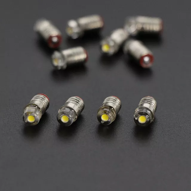 E501W NEU 10 Stk. weiß LED 12V-14V Leuchtmittel für Fassung E5 E5.5 HO EUR  9,51 - PicClick DE