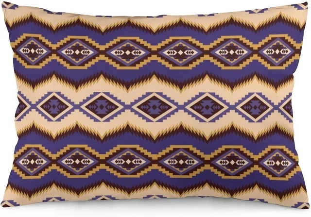 Tribal Southwestern Native American Navajo Ethnic Aztec Ornament Abstract Print