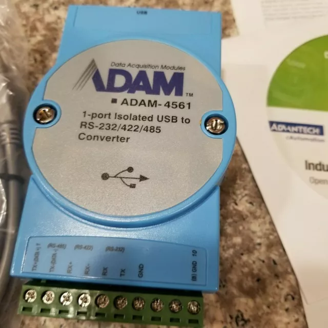  Advantech Converter NEW Adam-45611 Port Isolated USB to RS-232/422/485 Conv