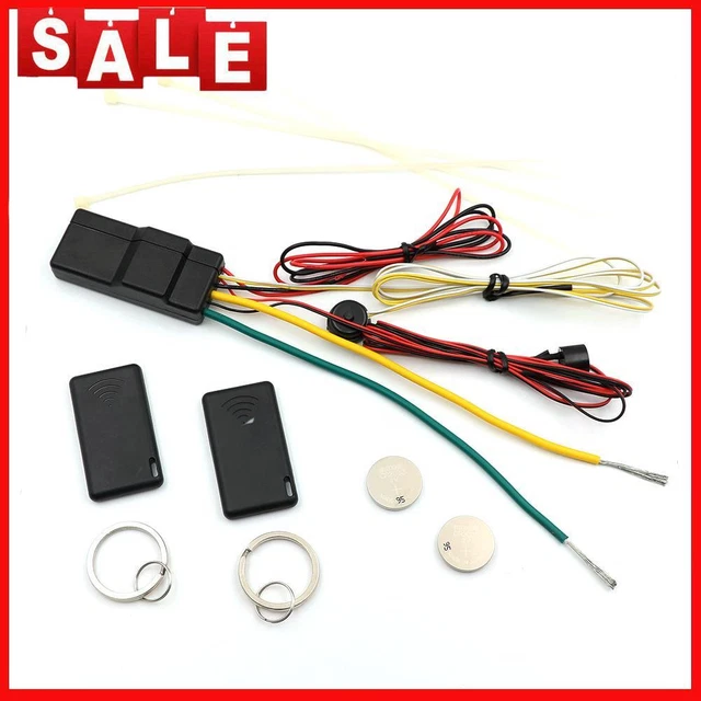2.4GHz RFID Car Immobilizer Engine Lock Intelligent Anti-Hijacking Auto On Off