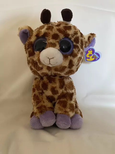 Ty Beanie Boos Safari Giraffe Tags Stuffed Animal Plush Teddy Soft Toy Safari