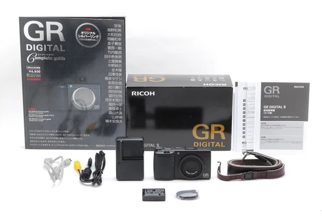 【MINT in Box / SH:1621】RICOH GR DIGITAL II 10.1MP Digital Camera Black JAPAN
