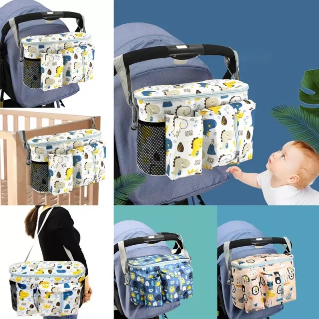 Baby Stroller Bag Nappy Changing Travel Shoulder Diaper Buggy Pram Pushchair UK