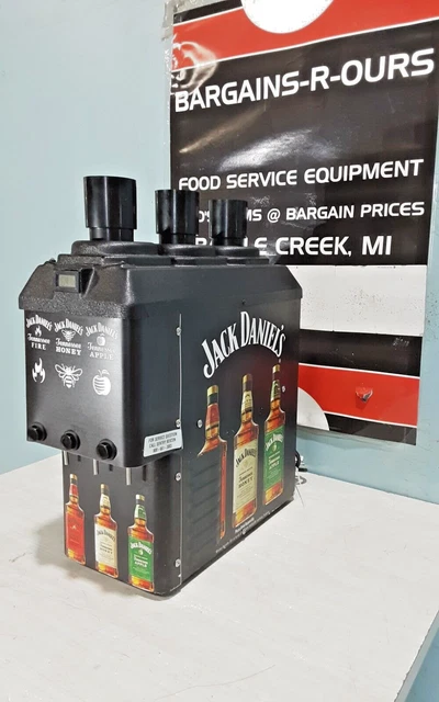 International Carbonic Slim Shot-3 Refrigerated C/Top 3 Bottles Liquor Dispenser