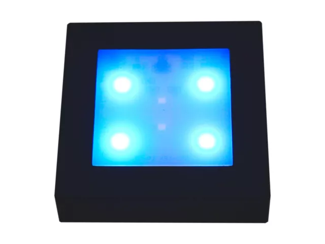 LED-Sockel Quadrat 77x77 Beleuchtung Leuchtsockel Untersetzer Lichtsockel Deko