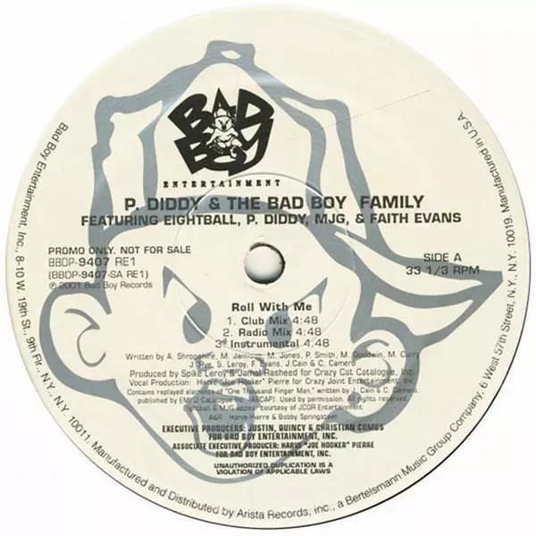 P. Diddy & The Bad Boy Family - Roll With Me / Lonely (Vinyl)