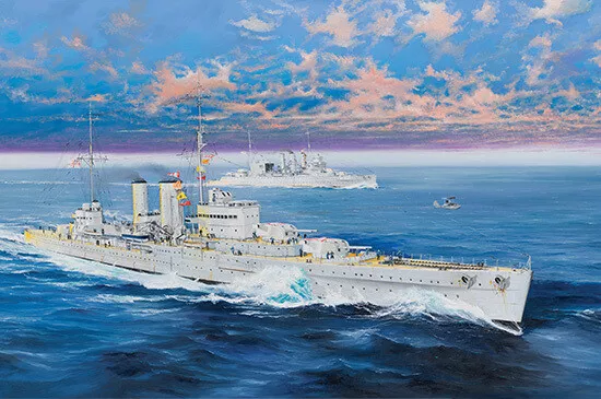 Trumpeter 1/350 HMS Exeter Plastic Model Kit [05350]