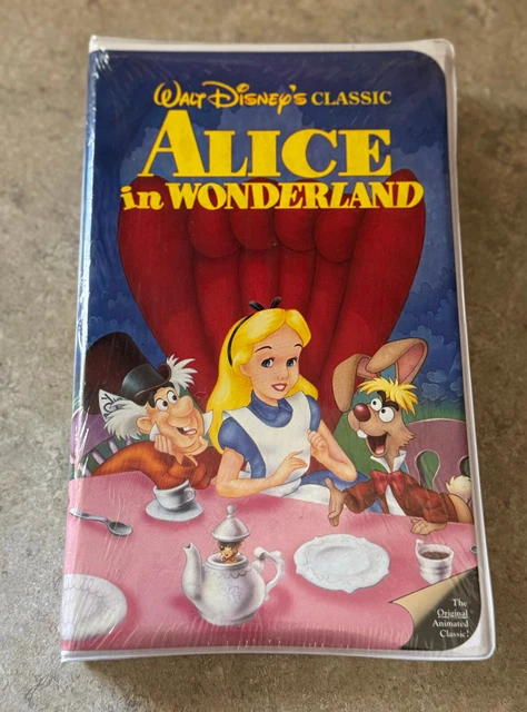 WALT DISNEY CLASSIC alice in Wonderland vhs nuovo e sigillato 1993 rara ...