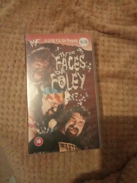 Wwf Foley WWF THREE FACES of Foley VHS Video - Tested! - Great condition! - WWE ...