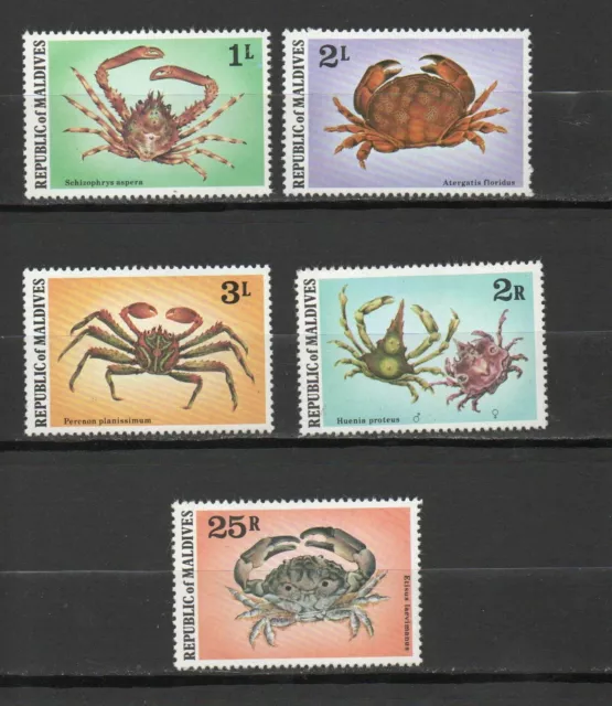 MALDIVES 1978 - CRABES comme neuf** (mnh) pas de charnière