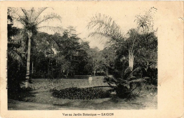 CPA AK SAIGON - Vue au Jardin Botanique VIETNAM-Indochine (762317)