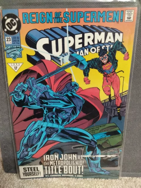 Superman Man of Steel #23 DC Comics (1993) Reign of the Supermen