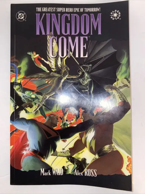 Vintage 1997 Kingdom Come DC Comics Graphic Novel TPB by Mark Waid & Alex Ross