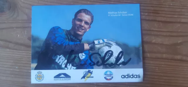 Mathias Schober FC Schalke 04 Autogrammkarte original signiert