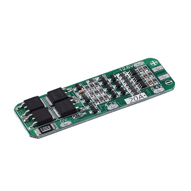 Scheda di Protezione Batteria al Litio 2S 20A 7.4V 8.4V 18650 / Standard
