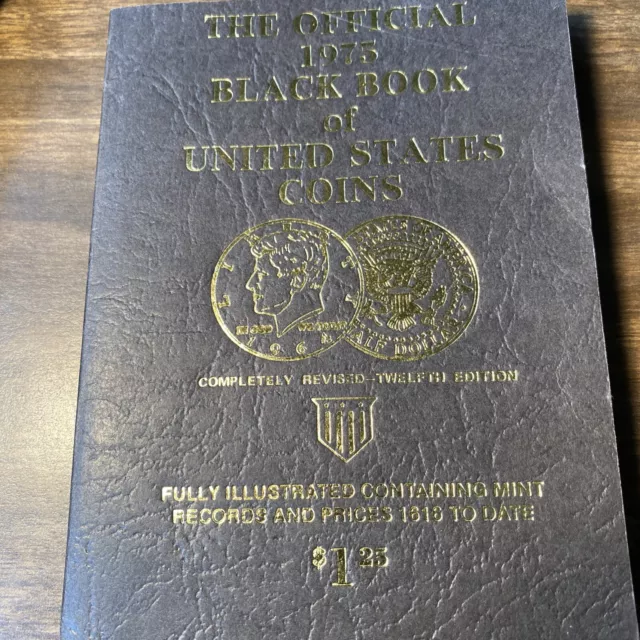 vintage  The Official Black Book of United States Coins