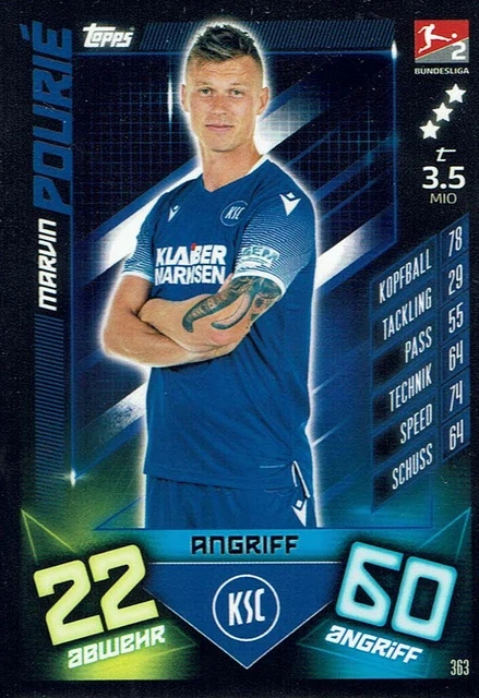 Cartes Match Attax Bundesliga 19/20 – Lot Hamburger SV – Topps 2019