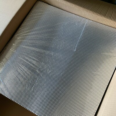 SCUDO Termico Di Scarico in rilievo 500 x 300mm materiale BARRIERA G2 GII in alluminio NUOVO 