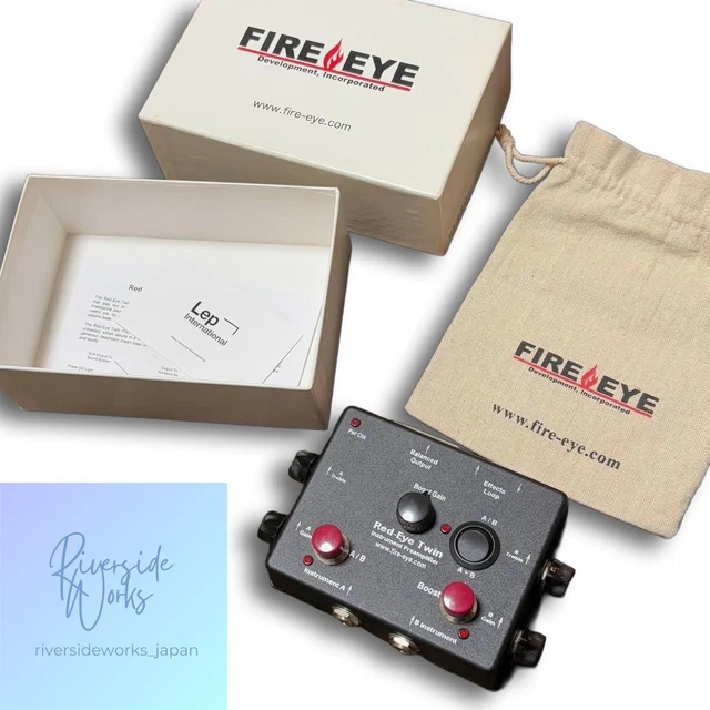 FIRE-EYE RED-EYE DI Booster Guitar Bass Preamp $549.13 - PicClick CA