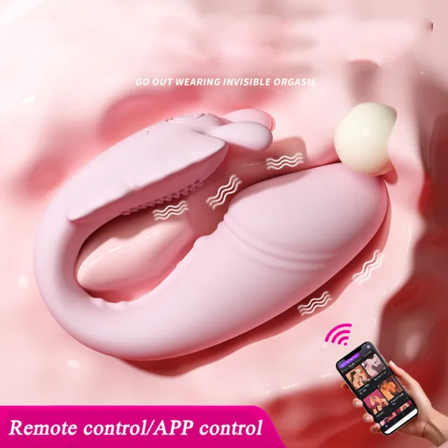 Wearable-G-Spot-Vibrator-Clit-Massager-Dildo-APP-Control-Adult-Toy-for-Women Men