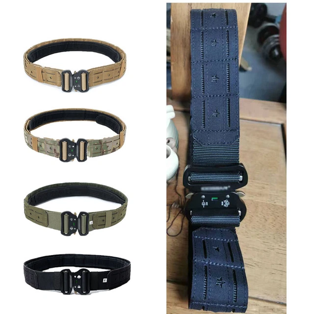 TACTICAL BELT MOLLE Army Combat Waistband Rigger Military Adjustable ...