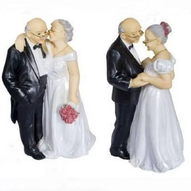 Figurine De Mariage Couple De Mariés "Noces D'Or"