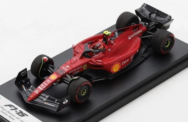 BBR Models 1:18 Carlos Sainz Jr. Ferrari F1-75 #55 2e Bahreïn GP
