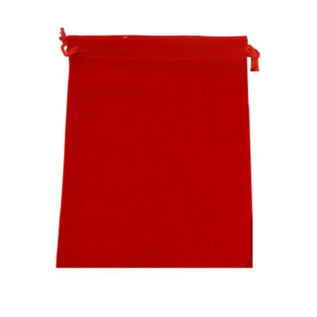 10 piezas Bolso de regalo con cordón de terciopelo Boda Joyería Caramelos Fiesta Bolsa rojo Reino Unido