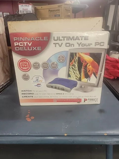 Pinnacle PCTV Deluxe (2002) - Watch/Record TV on PC - Shrink Wrap