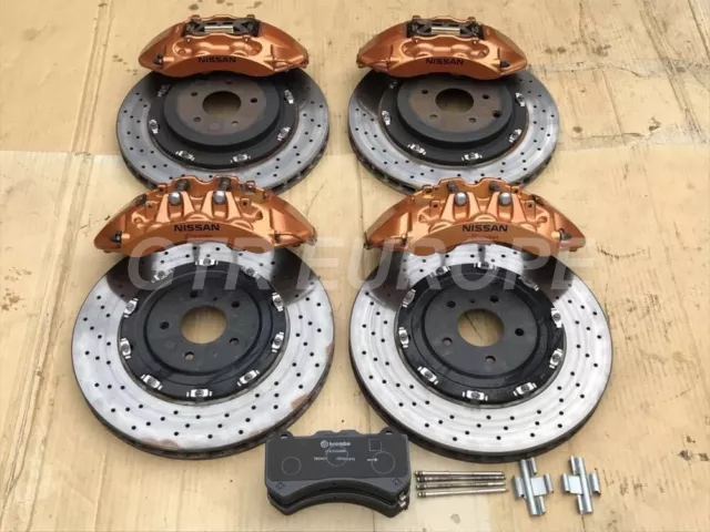 Front & Rear Brembo Calipers Discs For: Nissan Skyline R34 GTR BNR34 1999-2002