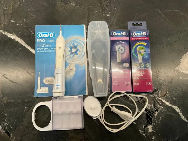 Oral-B Pro Trizone 6500 Set gebraucht mit neuen Aufsteckbürsten