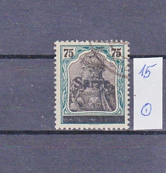 saargebiet bis 1934: Mi. Nr. 15 gestempelt