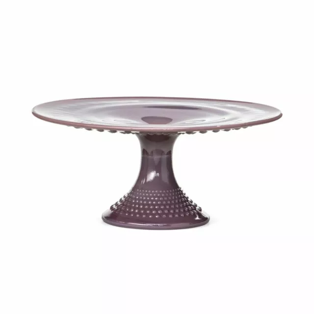 Mosser Glass GiGi 12" Cake Plate | Eggplant