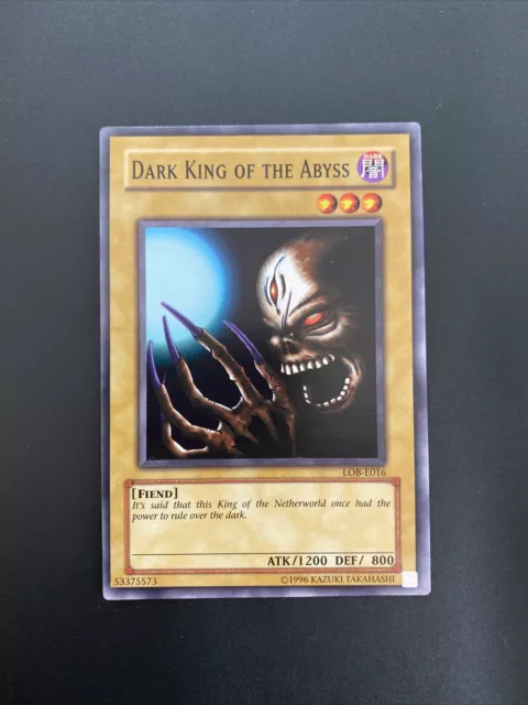 Yu-Gi-Oh!Common Legend of Blue Eyes White Dragon Lob-e016 Dark King Of The Abyss