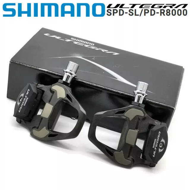 Shimano Ultegra PD-R8000 SPD-SL pedal de carbono 9/16" bicicleta de carretera ciclismo SH11 botín